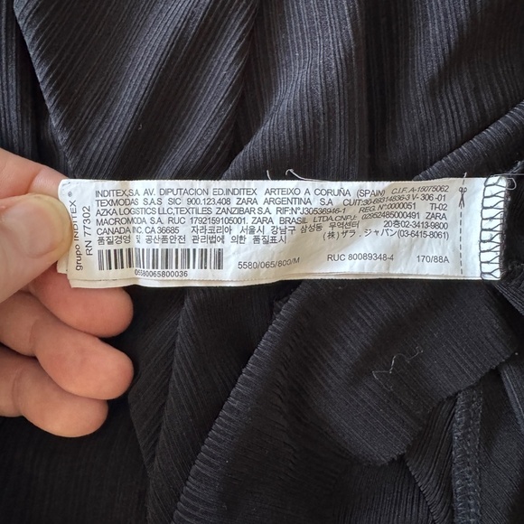 Zara Women's M Babydoll Spaghetti Strap Open Back Romper Black Summer Festival - Picture 7 of 16